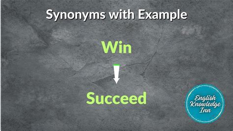 to win synonym